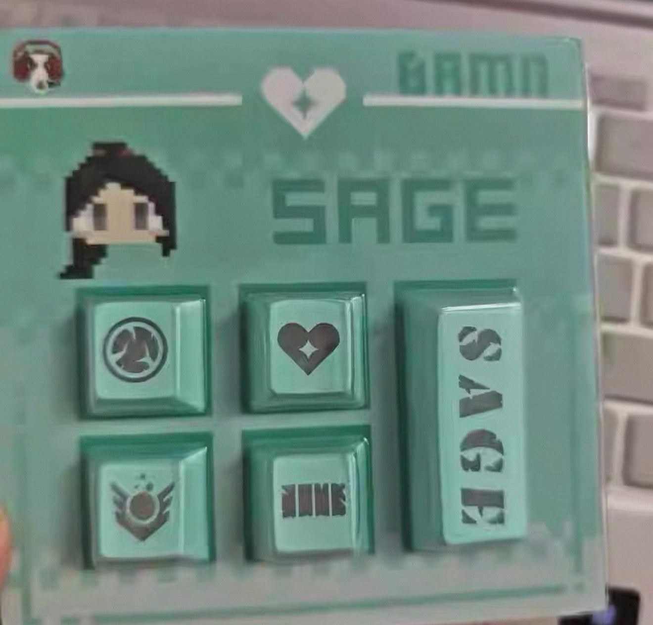 Valorant keycaps (5 keys)