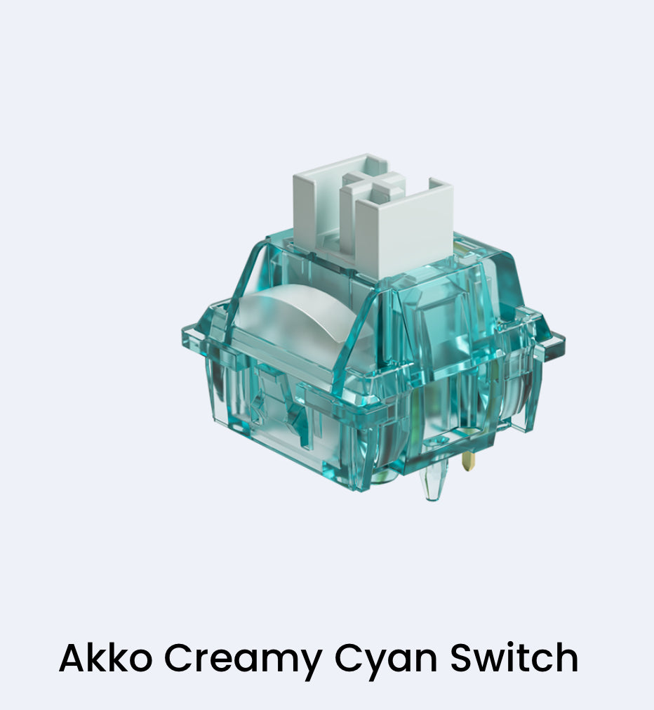 Akko Creamy Cyan Switch (45 pieces)