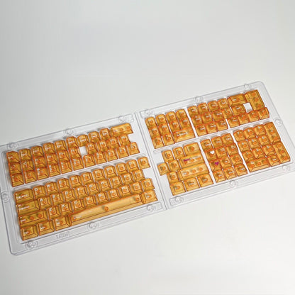 Transparent keycaps