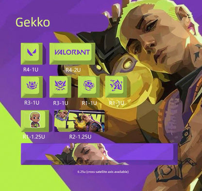 Valorant keycaps (9 keys)