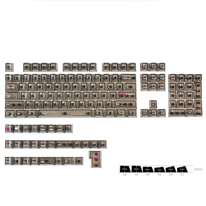 Transparent keycaps