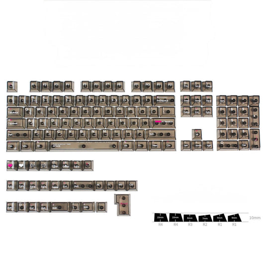 Transparent keycaps