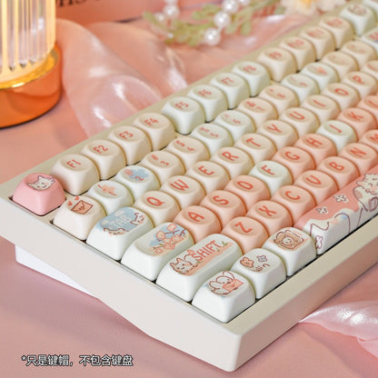 Beige keycaps
