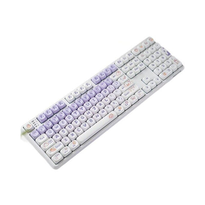Cute purple keycaps
