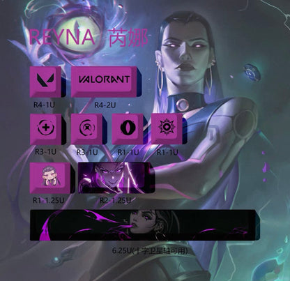 Valorant keycaps (9 keys)