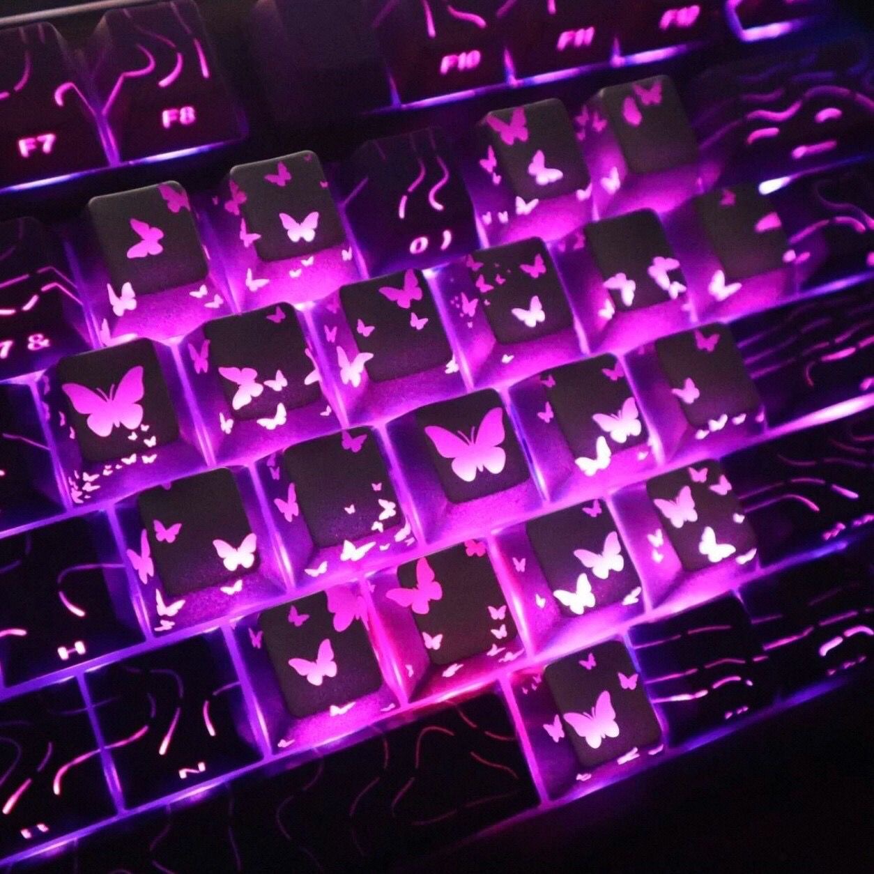 Butterfly keycaps (21 keycaps)