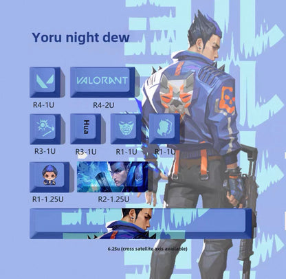 Valorant keycaps (9 keys)