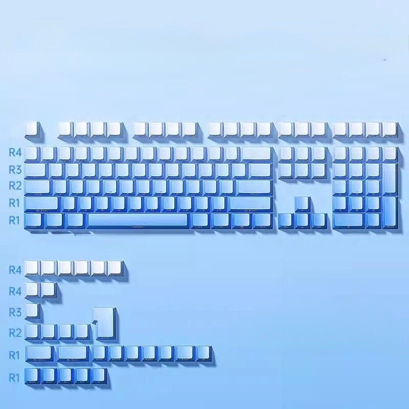 Gradient keycaps