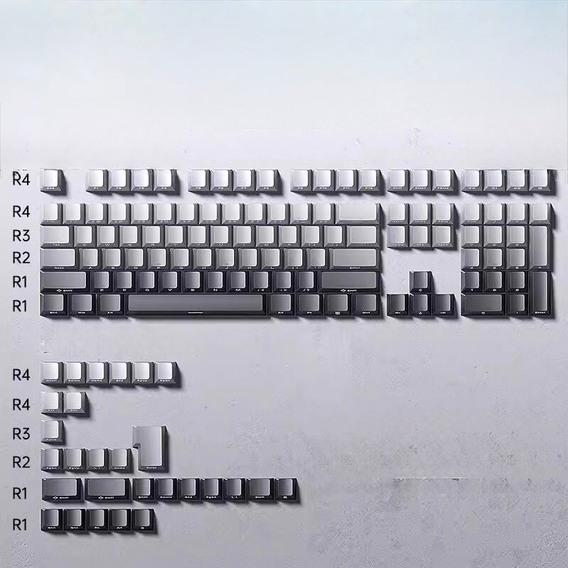 Gradient keycaps