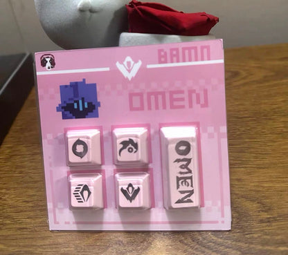 Valorant keycaps (5 keys)