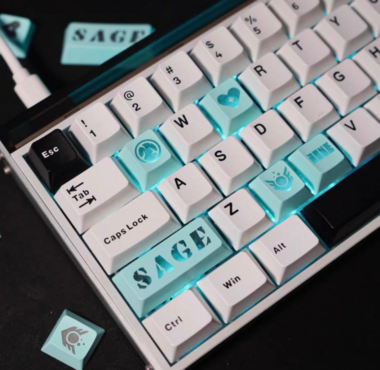 Valorant keycaps (5 keys)