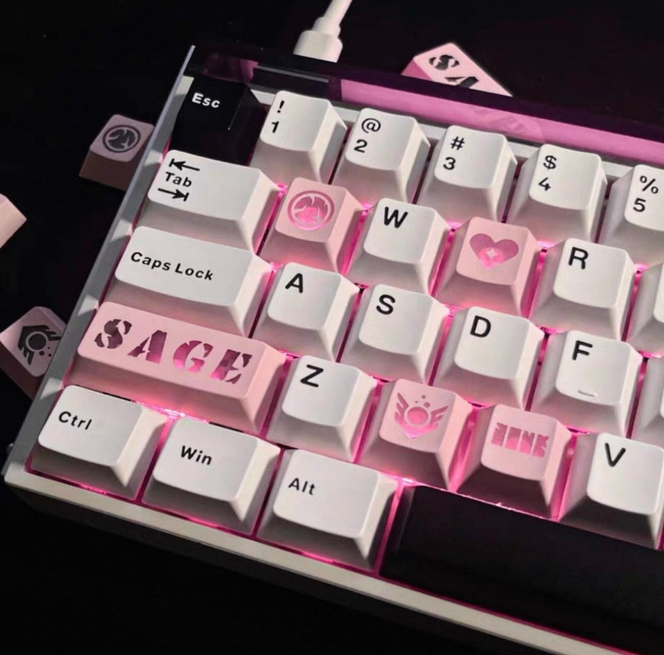 Valorant keycaps (5 keys)